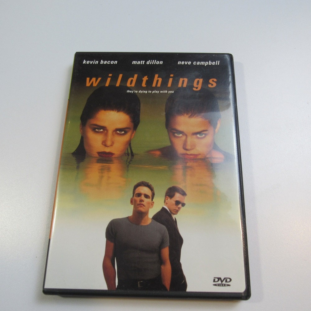 Wild Things DVD Kevin Bacon Matt Dillon Neve Campbell 1998‎ Crime Thriller Movie